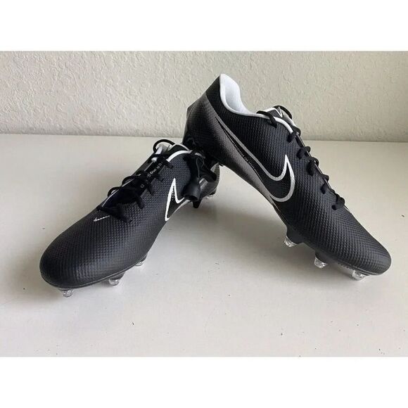 Nike Vapor Edge 360 Speed Black White Football Cleat DT DO1145-001 Men's Sz 15 W